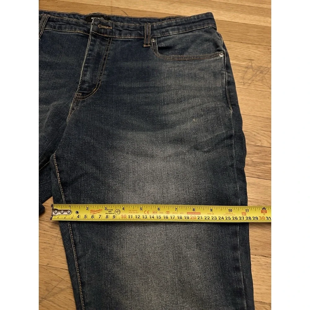 ✨‎ Nova Men Dark Wash Straight Leg Denim Jeans Classic Casual Size 38 ✨